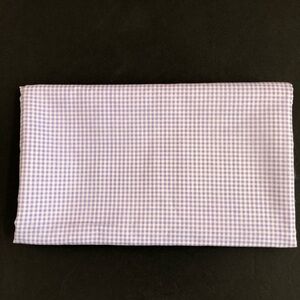 Vintage Purple Gingham Check Fabric   45”W 50”L Cotton Crafting